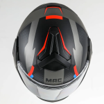 Casco MAC 628 Eclipse Vartell Plateado / Negro Mate - Image 3