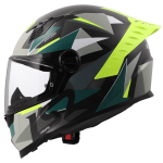 Casco LS2 816 Cosmos Astom Gris / Verde / Mate - Image 3