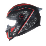 Casco LS2 816 Cosmos Strike Gris / Rojo / Mate - Image 2