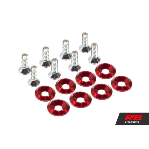 Kit 8 arandelas fresadas + 8 allen RB